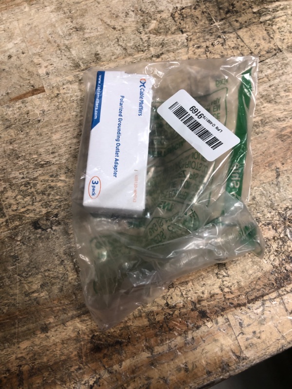 Photo 1 of [ETL Listed] Cable Matters 3-Pack 2 Prong to 3 Prong Outlet Adapter, 3P to 2P Plug Adapter - Converts a 2Prong Outlet to Support 3Prong Plugs, WhiteLPNO488179169
