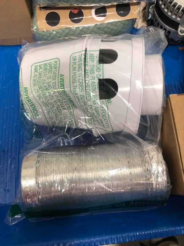 Photo 1 of ?UPGRADED?TDIDVKZW Indoor dryer vent kit 10 Feet 3 In 1 Filter Bucket with 4 Inch Proflex Ducting Hose for Electric Dryers by Cenipar