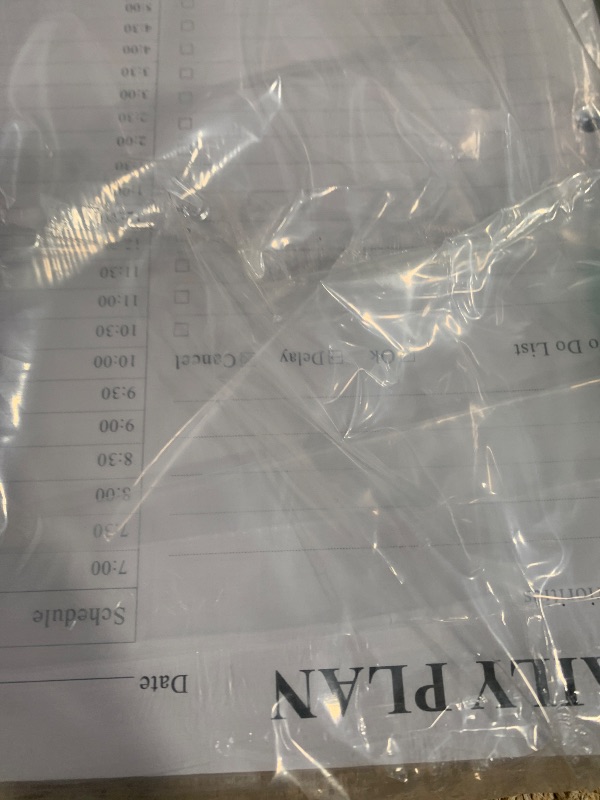 Photo 1 of (2-Pack) Undated Daily Planner Refill - A4 Planner Inserts, 200 Sheets/400 Pages Planner and Lined Refill, 3 Hole Punched To Do List Refills, 100 gsm White Paper, 8.5'' x 11''