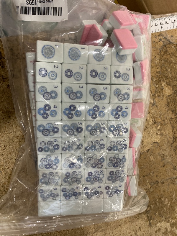 Photo 1 of ***2 missing*** Grandmillennial Coquette Mahjong Tile Set A Grandmillennial