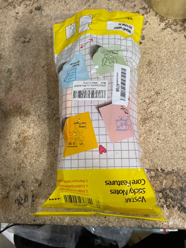 Photo 1 of (24 Pads) Sticky Notes 3x3 in Post, 12 Bright Colors Self-Stick Note Pads it, Strong Adhesive, Easy to Post for Home, Office, Notebook