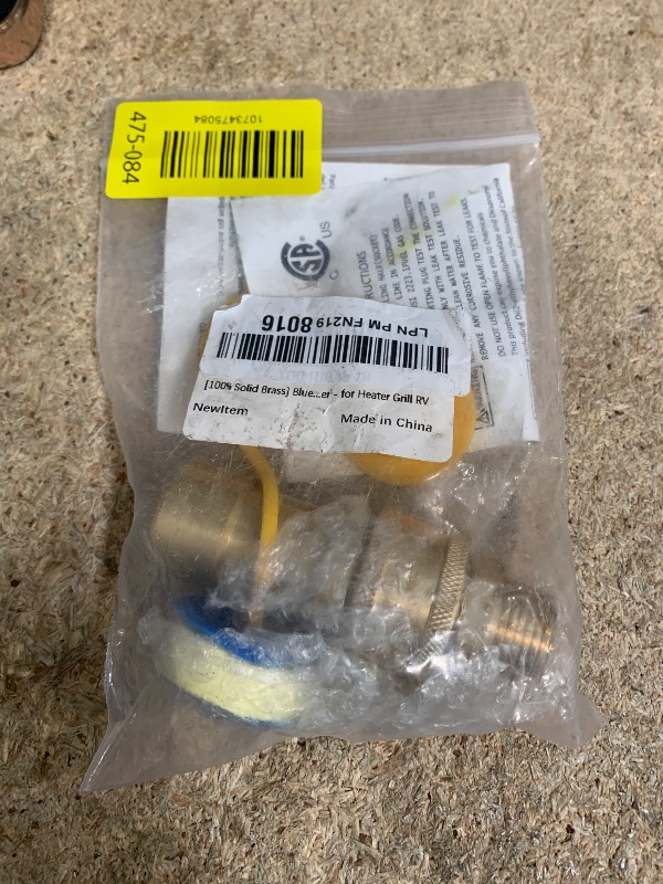 Photo 1 of [100% Solid Brass] BlueStars 1/2 inch Gas Quick Connect Kit - Includes Female Quick Connect Disconnect Connector & Male Insert Plug, Natural Gas Propane Quick Connect Adapter - for Heater Grill RVLPNPMFN2198016
