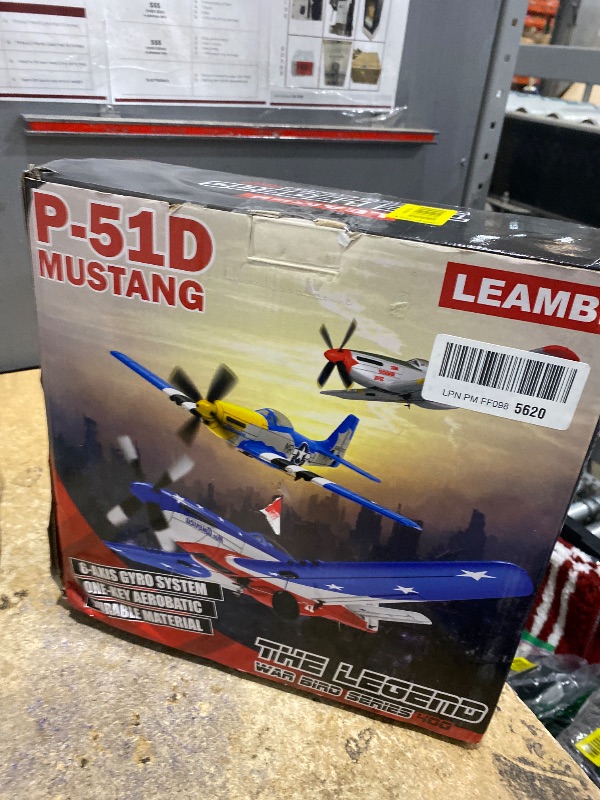Photo 1 of **TIP IS DAMAGED**LEAMBE 4 Channel RC Plane, Ready to Fly Aerobatic Aircraft, Easy Control for Beginners, P51 Mustang RC Airplane Best Gift for Adults
