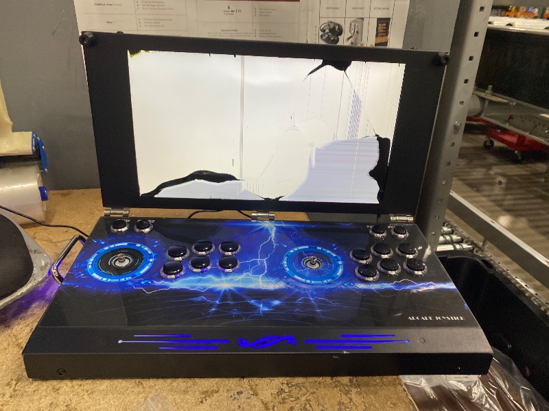 Photo 1 of *BROKEN SCREENTOJASDN 30000 in 1 Portable Arcade Game Console 17.5-inch HD Screen Dual Players Pandoras Box 80S,Retro Video Game Machine Search/Hide/Save/Load/Pause Games