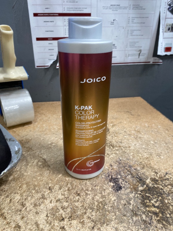 Photo 1 of *PARTIAL BOTTLE* Joico Color Therapy Shampoo for Color-Treated Hair - With Keratin & Argan Oil, Repairs Damage, Boosts Shine, 33.8 oz