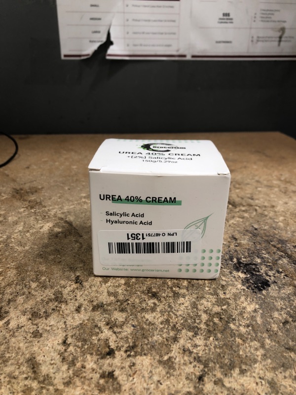 Photo 1 of *7/1/2028* Grocerism Urea Cream 40 Percent For Feet Plus 2% Salicylic Acid 5.29 oz || Foot Cream and Hand Cream Maximum Strength with Hyaluronic Acid,Tea Tree,and Aloe Vera For Deep Moisturizes,Callus Remover