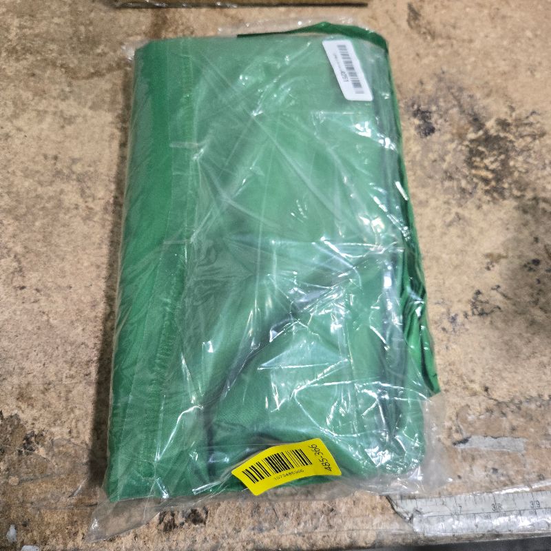 Photo 1 of **just the green screen**JEBUTU Green Screen Backdrop with Stand for Streaming, 6.5X 10ft (WxH) Protable Green Screen with 6.3 x 6.5 ft Stand kit, Greenscreen Background with Stand Carrying Bag 5 Spring Clamps