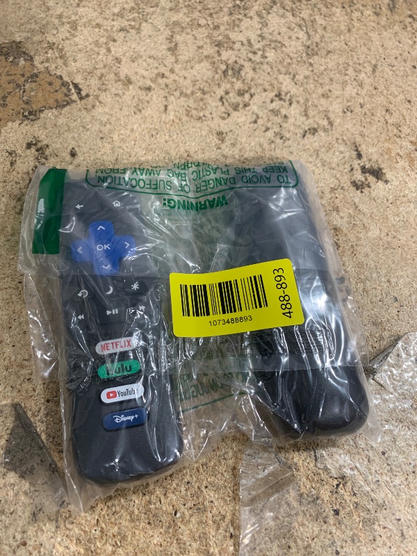 Photo 1 of (Pack of 2) Replacement Remote Control Only for Roku TV, Compatible for TCL Roku/Hisense Roku/Onn Roku/Sharp Roku/Element Roku/Westinghouse Roku/Philips Roku Smart TVs (Not for Roku Stick and Box)
