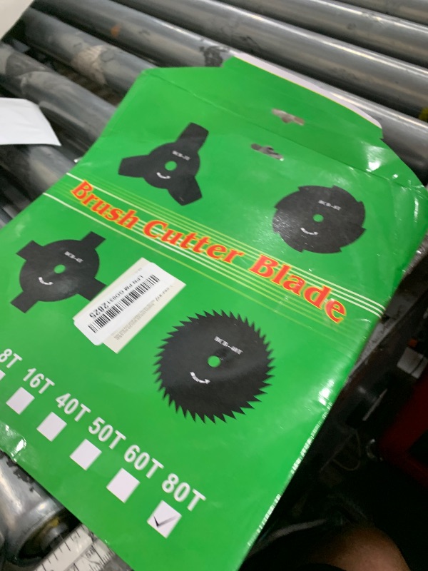 Photo 1 of (2-Set) 10" x 80T Carbide Tip Brush Blades – for Cutter, Trimmer, Weed Eater | Made from Premium Stainless Steel That Lasts Long | Cuts Like Butter