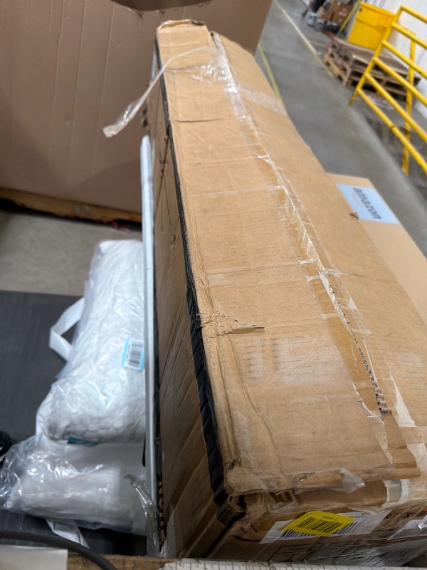 Photo 1 of ***MISSING PARTS***
YYEHON 108 Inch Large Industrial Ceiling Fans, HVLS Commercial Black Fan with DC Reversible Motor, 6 Reversible Blades, 3 Downrods, 6-Speed Remote Control, for Shop Gym Garage Warehouse