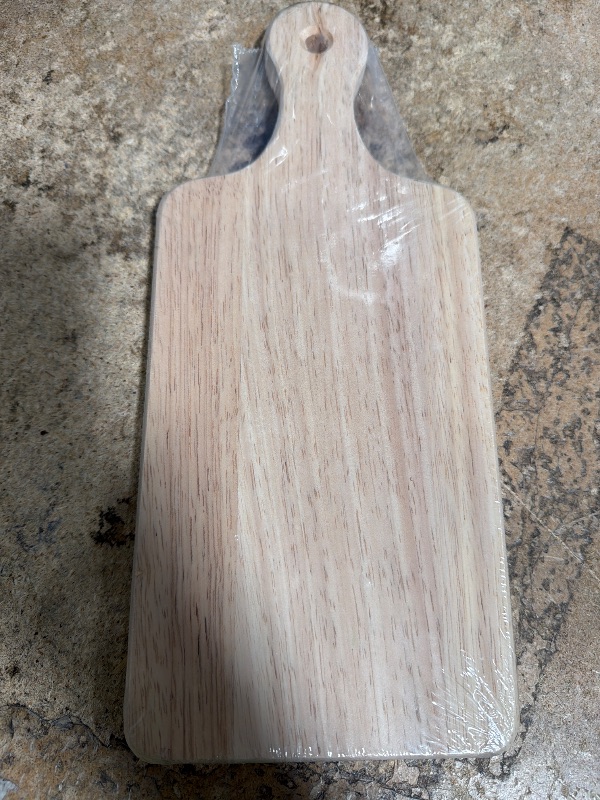 Photo 1 of **Only One** LZMS 4-Pack 13"x 5 1/2" Small Wood Serving Boards Set | Unfinished Wood Crafts with Handle | Mini Wooden Cutting Boards Bulk for Charcuterie,Cheese,Meat,Bread,Vegetabes & Fruits
