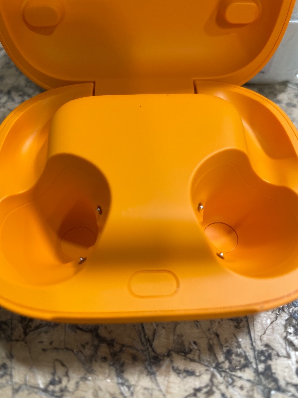 Photo 1 of (missing one ear bud)(see images) Beats Powerbeats Pro 2 - Wireless Noise Cancelling Workout Earbuds with Secure- Fit Earhooks, Up to 45-Hour Battery with Charging Case, Sweat & Water Resistant, Heart Rate Monitoring - Electric Orange