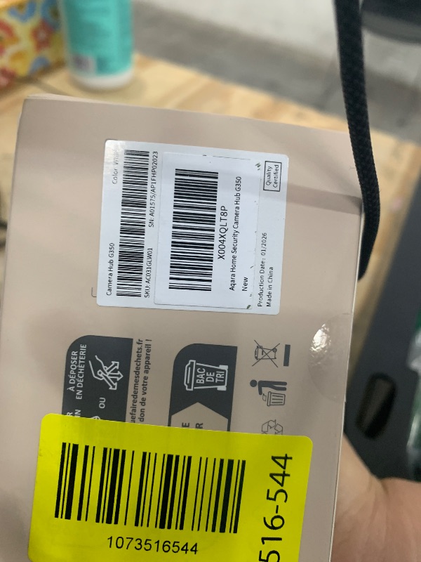 Photo 1 of **MISSING CORDS**Aqara 4K UHD Dual-Lens Matter Camera Hub G350, Indoor Security Camera 9X Zoom, 360° Pan & Tilt, AI Auto-Tracking, Face/Gesture Recognition, Works with Apple HomeKit, Alexa, Google Home, SmartThings