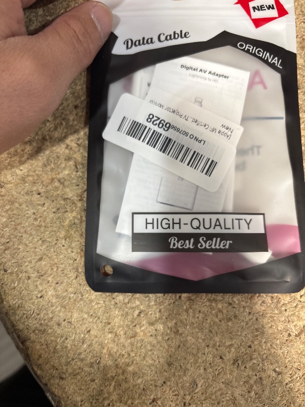Photo 1 of [Apple MFi Certified] Apple Lightning to HDMI Adapter for iPhone to TV, 1080P Digital AV Adapter Sync Screen Connector Cable Compatible for iPhone 14 13 12 11 XS XR X 8 iPad to HDTV Projector Monitor