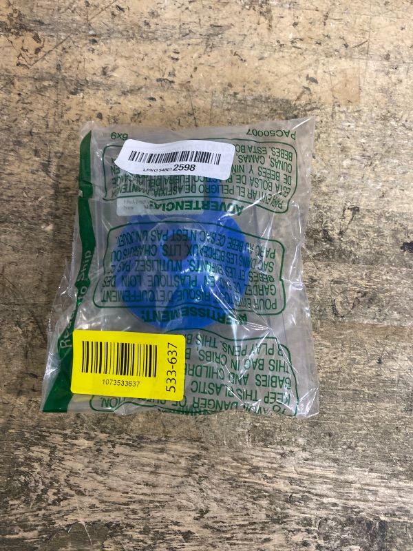 Photo 1 of 1 Pack 2-inch Universal Toilet Tank Flapper, Long Lasting All Rubber Seal Flapper Replacement Compatible with American Standard(Blue)