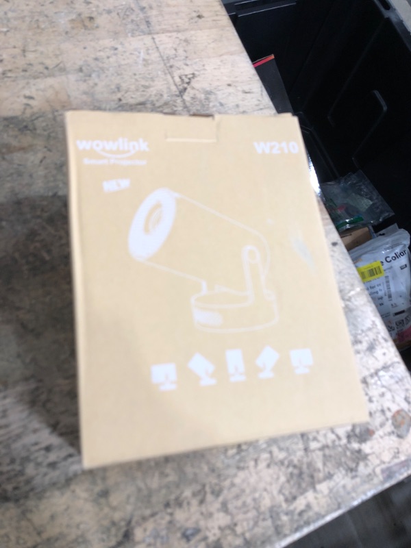 Photo 1 of [Built-in Apps & 2026 Upgraded] Mini Projector with WiFi 6 and Bluetooth 5.4 Support 4K 1080P Auto Keystone 180° Rotatable Projector Portable Compatibile with HDMI/TV Stick/Memory Stick/Laptop, White