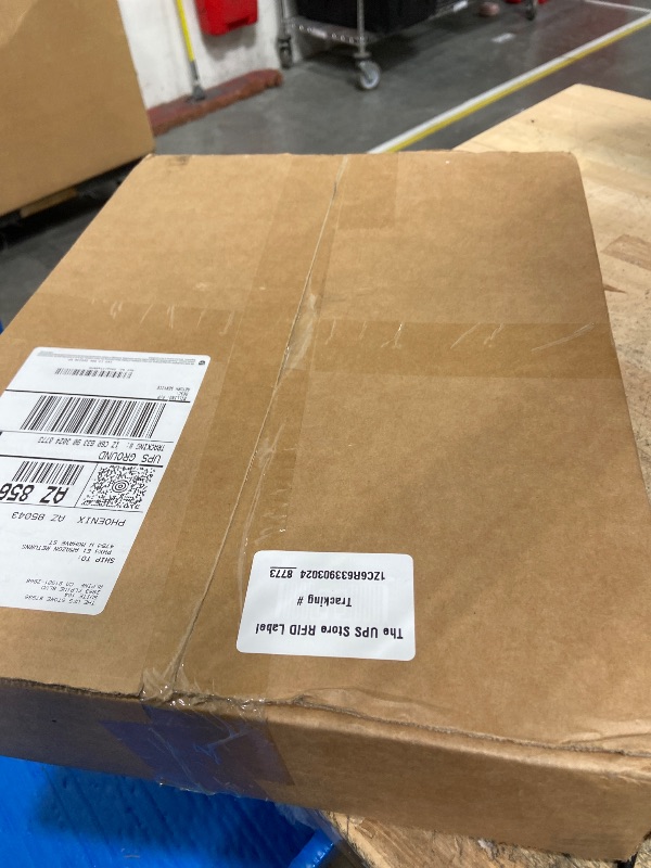 Photo 1 of **FACTORY SEALED** alentar Adjustable Height Mobile TV Tray Table with Wheels, Portable Rolling Desk, and Laptop Table for Eating on Couch or Sofa, Featuring Upgraded Alloy Steel Support and a Sturdy Quadrilateral Base