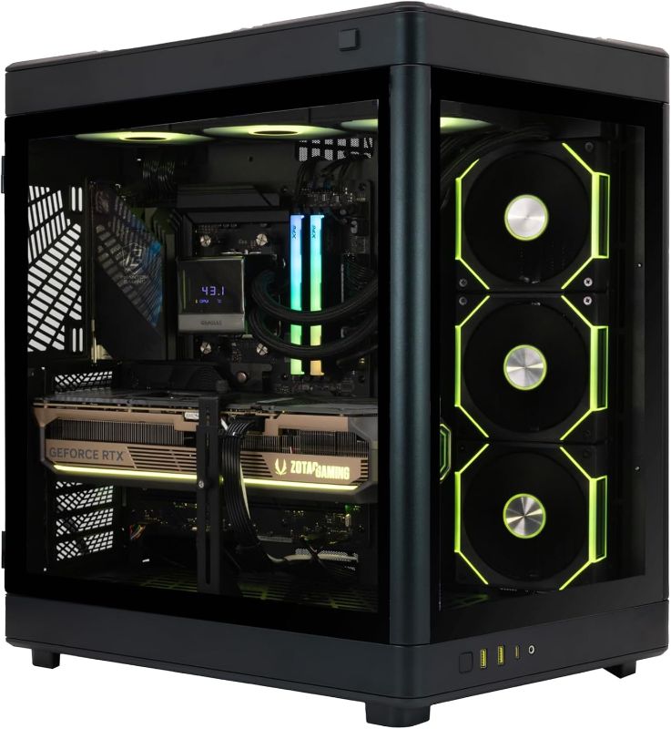 Photo 1 of ***** DOES NOT WORK***** FOR PARTS ONLY**** CHECK PHOTOS/COMMENTS***. ZOTAC MEK Gaming PC Desktop, NVIDIA GeForce RTX 5090 32GB GDDR7, AMD Ryzen 7 9800X3D Up to 5.2GHz, 32GB DDR5, 2TB NVMe SSD, 1200W 80+ Gold PSU, WiFi 7, Windows 11 Pro
