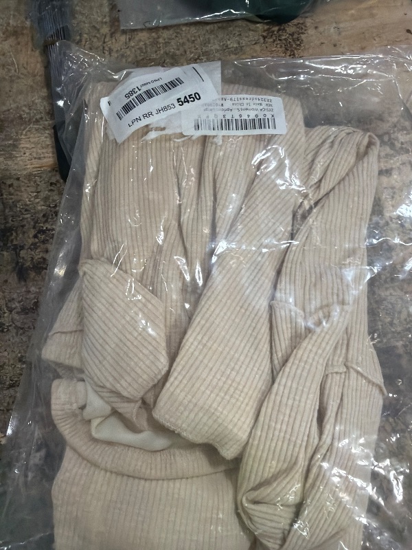 View 2 of **NEEDS CLEANING**PRETTYGARDEN Women Long Bodycon Dress Summer Off Shoulder Strapless Bandeau Tube Maxi Dresses (Beige,Large)