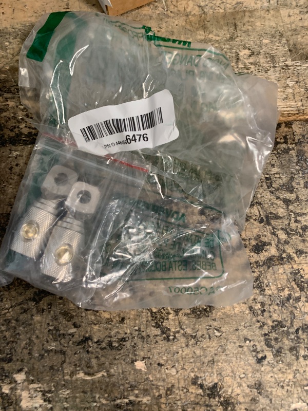 Photo 1 of 0 Gauge Wire Terminal Connectors 5/16 Ring Wiring Connector Car Audio Amplifier Power Ground 0AWG Cable Terminals 2PCS with Adhesive Heat Shrink Tubing