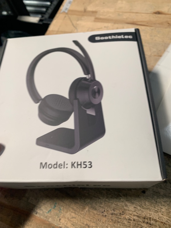 Photo 1 of (Upgraded Version) Wireless Headset, Bluetooth Headset with Noise Cancelling Microphone, Best Headphones with Mic Mute & USB Dongle for PC/Computer/Laptop/Cell Phones/Remote Work/Call Center