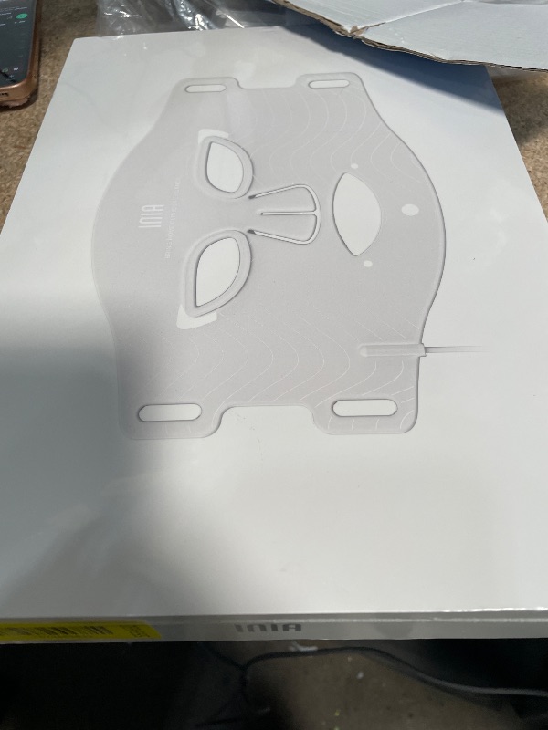 Photo 1 of ***sealed in plastic***
INIA Red Light Therapy Mask for Face – 4 Light Modes with 850nm NIR, Red & Blue LED Light Therapy, 2600mAh Rechargeable LED Face Mask for Radiant Glow at Home, Black
