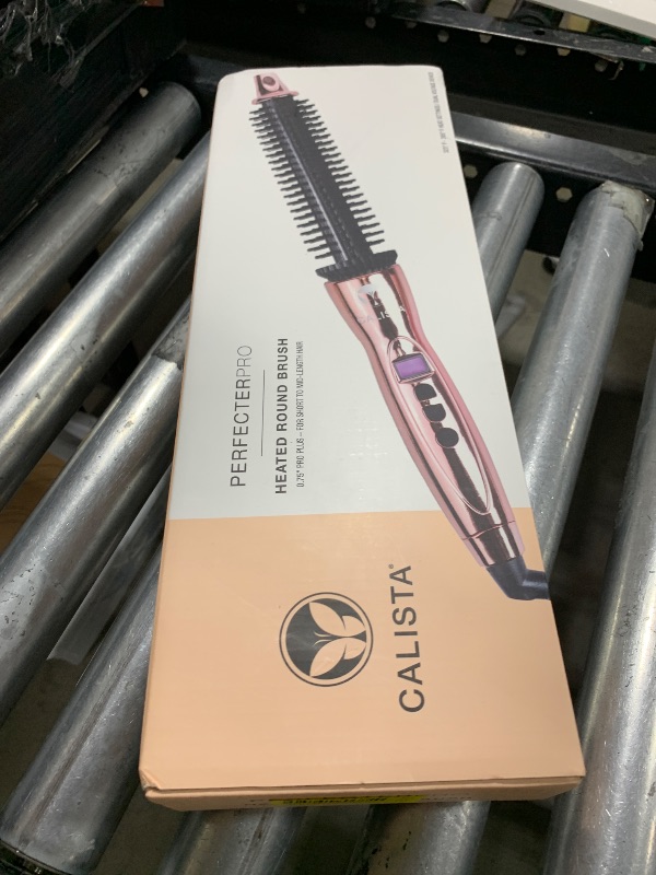 Photo 1 of Calista Perfecter Pro Heated Round Brush - Thermal, Hot Styling Brush, For Women, 0.75 Inch, Rose Gold, Adjustable Temp & Dual Voltage