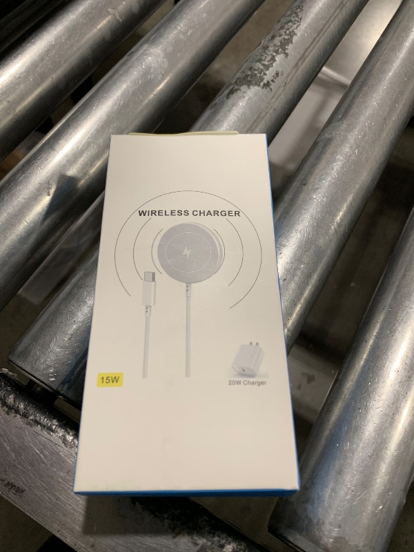 Photo 1 of [Apple MFi Certified]Magnetic Wireless iPhone Charger Magsafe Charger,6FT 15W Fast Phone Charging Pad Wireless Magnetic Charge for iPhone 17/17Air/16 Pro Max/16 Plus/15 Pro Max/14/13/12/AirPods3/2/Pro