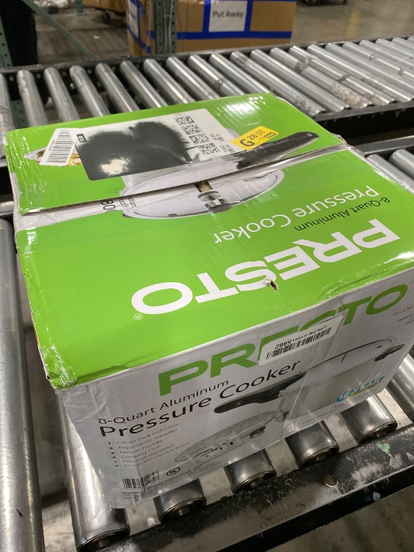 Photo 1 of Presto 01282 8-Quart Aluminum Pressure Cooker