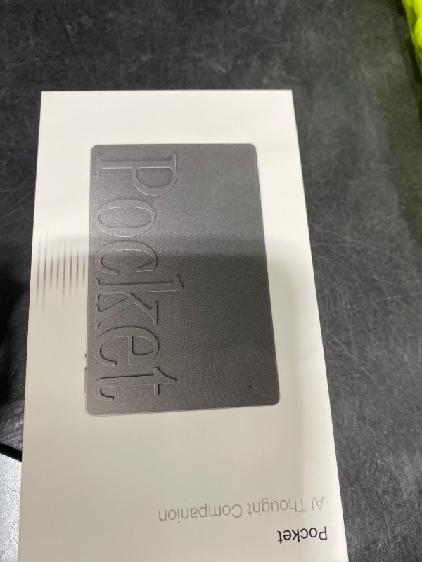 Photo 1 of Pocket AI Voice Recorder & Smart Assistant – Auto Transcription, Summaries & Action Items – AI Note Taker for Meetings, Calls & Productivity - Space Grey