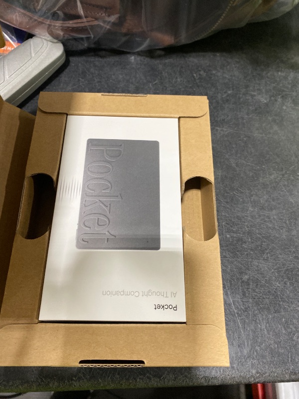 Photo 1 of Pocket AI Voice Recorder & Smart Assistant – Auto Transcription, Summaries & Action Items – AI Note Taker for Meetings, Calls & Productivity - Space Grey