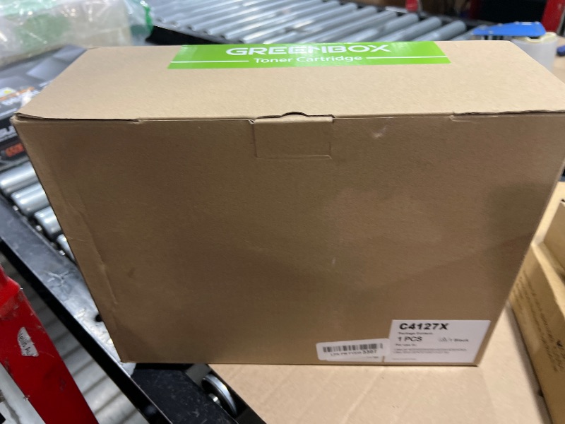 View 2 of GREENBOX C4127X Black Toner Cartridge High Yield Replacement for HP 27X C4127X 27A C4127A for Laserjet 4000 4000N 4000T 4000TN 4050 4050N 4050DN 4050T 4050TN 4100 4100N Printer, 1-Pack, 10,000 Pages