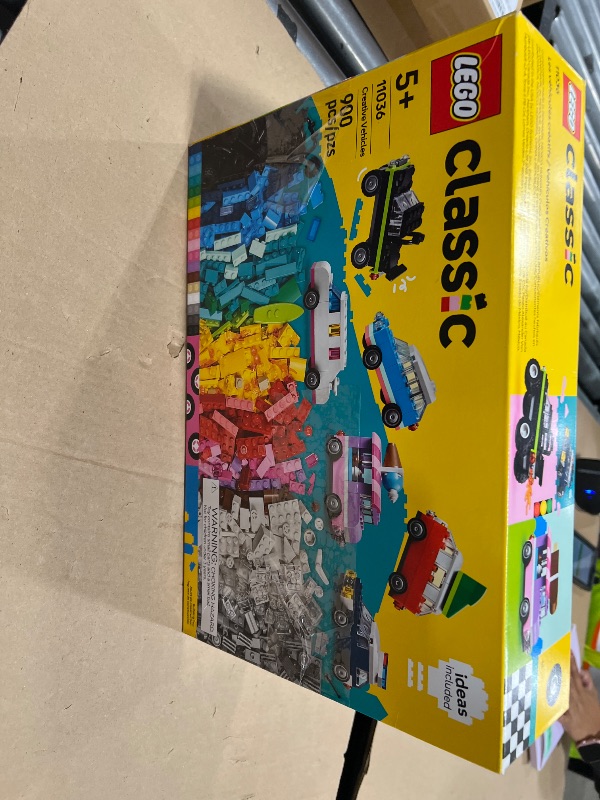 Photo 1 of LEGO Classic Creative Vehicles, Colorful Construction Brick Building Kit with Ice Cream Truck, Police Car Toy, Model City Cars and More, Gift or Car Toy for Boys, Girls and Kids Ages 5 and Up, 11036