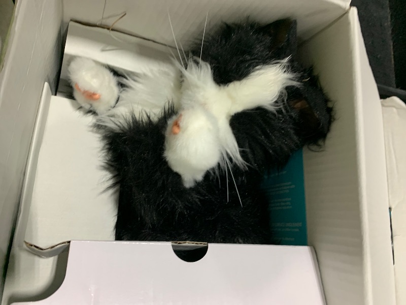 Photo 1 of JOY FOR ALL Companion Pet for Seniors - Lifelike Animatronic Cat - Realistic Soft-Touch Fur & Purring - Therapy Stuffed Animal - Toy for Alzheimer's & Dementia - Tuxedo