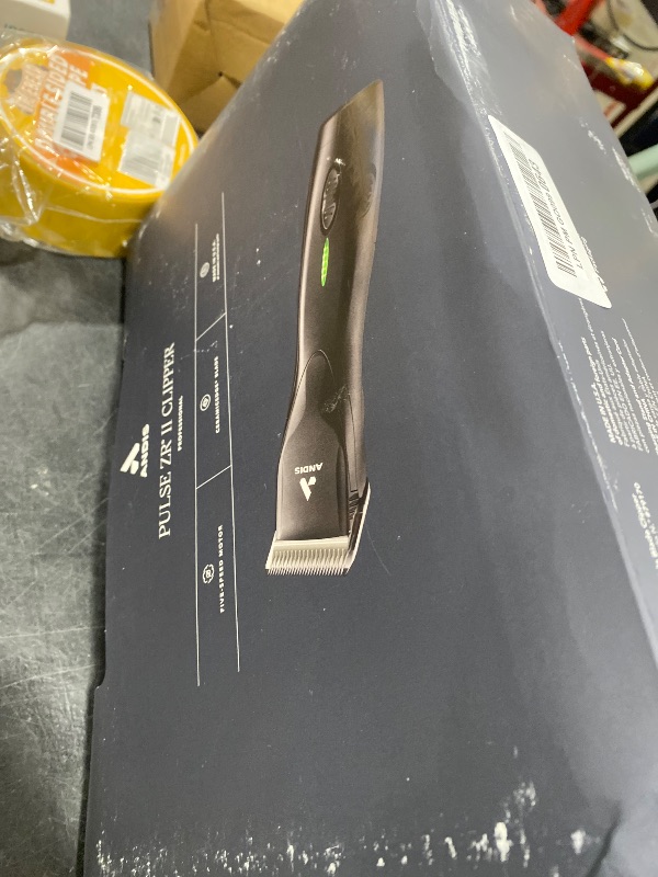 Photo 1 of Andis 79170 Pulse Zr II 5-Speed Detachable Blade Clipper, Cordless Animal/Dog Grooming, Removable Lithium Ion Battery, LED Charge Light, Black