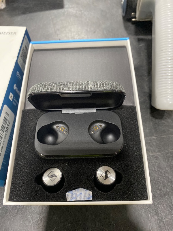Photo 1 of Sennheiser Consumer Audio Momentum True Wireless 2 - Bluetooth in-Ear Buds with Active Noise Cancellation, Smart Pause, Customizable Touch Control and 28-Hour Battery Life - Black (M3IETW2 Black)