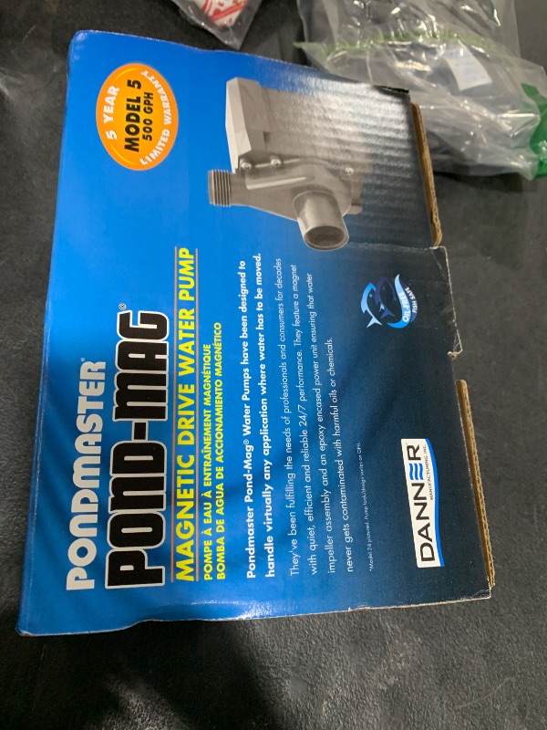 Photo 1 of Pondmaster 02525 500 GPH Magnetic Drive Utility Pump