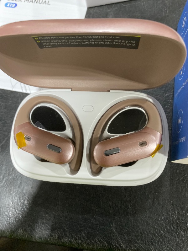 Photo 1 of GNMN Earphones with Earhooks Waterproof Transparency Headset for Sports
