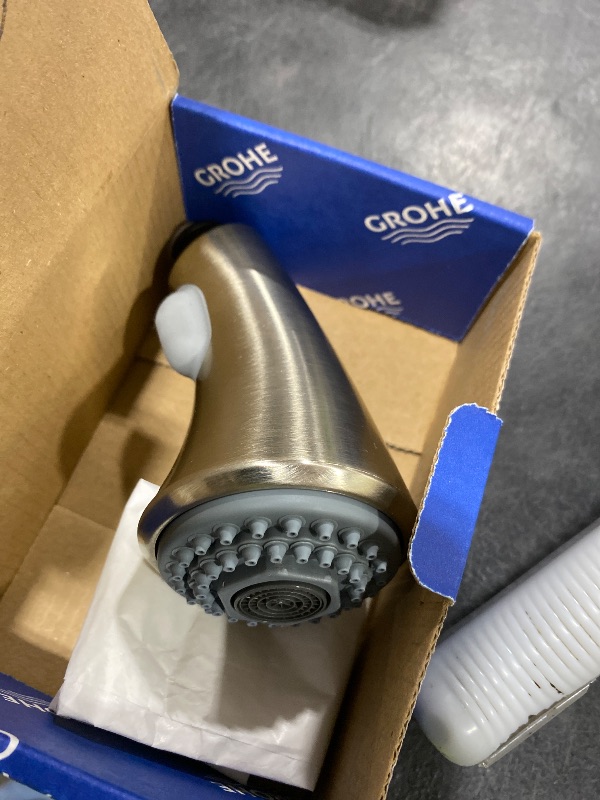 Photo 1 of Grohe 46173EN0 BridgeFord Pull-Out Kitchen Sprayer Replacement, Brushed Nickel