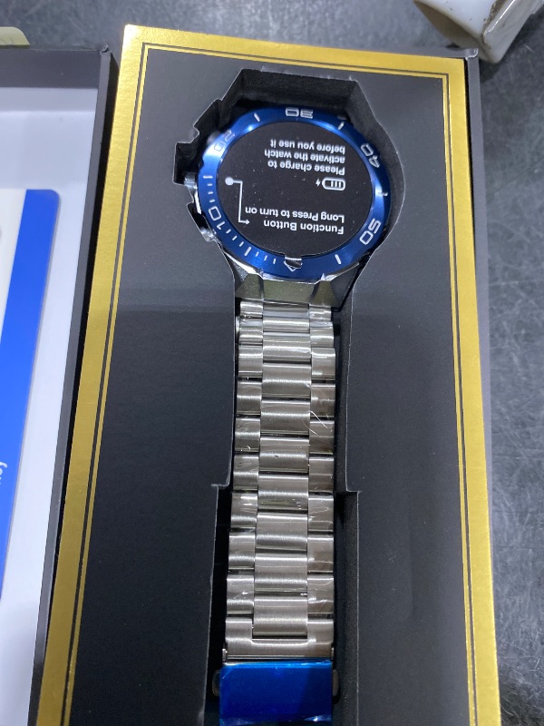 Photo 1 of SOUYIE Smart Watch for Men,1.43''AMOLED Screen with 24 Hours Healthy Monitor, 100+ Sports Modes Fitness Tracker Watch, 400mAh Battery Pedometer Calorie Smartwatch Compatible Android iOS