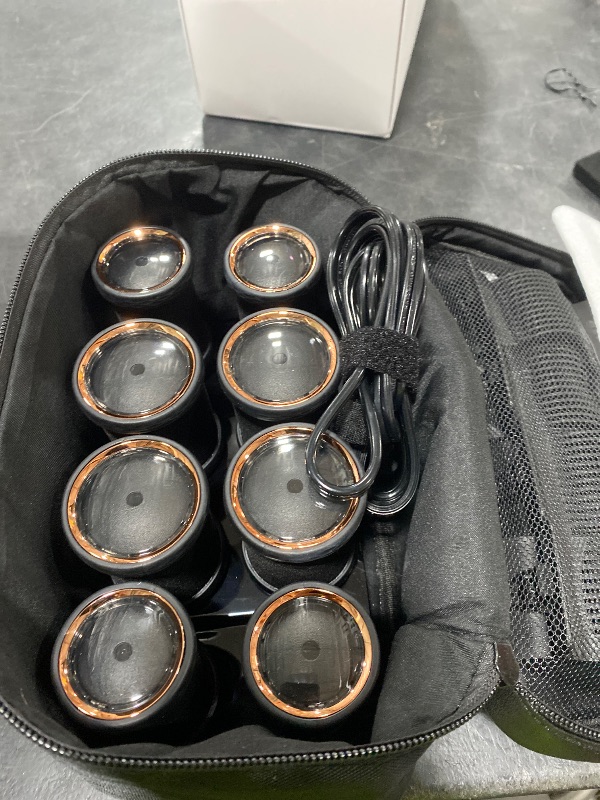 Photo 1 of T3 - Volumizing Hot Rollers LUXE | Premium Hair Curler Set for Long Lasting Volume, Body & Shine | Set of 8-4 XL (1.75") & 4 Large (1.5”)