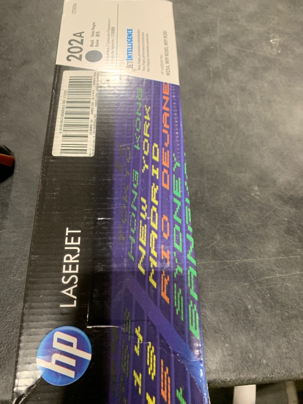 Photo 1 of HP 202A Black Toner Cartridge Printers | Works with Color LaserJet Pro M254; Color LaserJet Pro MFP M281 Series | CF500A
