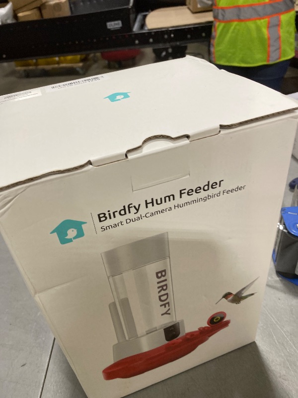 Photo 1 of Birdfy Hummingbird Feeder with Dual Cameras AI Identify - 2K HD Smart Cameras, Close-Up Bird Video/Live Watching & Instant Notifications, Ant Moat & Leakproof - 20oz