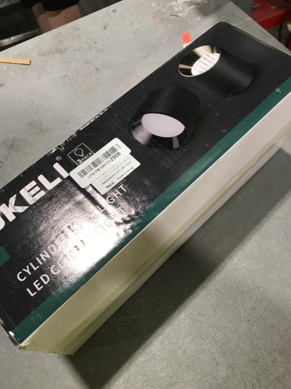 Photo 1 of OKELI White Flush Mount Ceiling Light Fixtures for Hallway Entryway, 20W 1800LM 3000K-6000K Dimmable Close to Ceiling-Lighting, Modern LED Cylinder Ceiling-Lamps for Dining Room Living Room, 3Pack