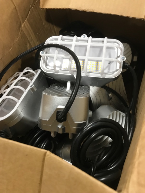 Photo 1 of RIUVAO 100ft LED Construction String Lights,Super Bright 300W 30000LM Waterproof IP67 Led String Work Lights, Construction Temporary Lights (Upgrad 100ft-10lights)