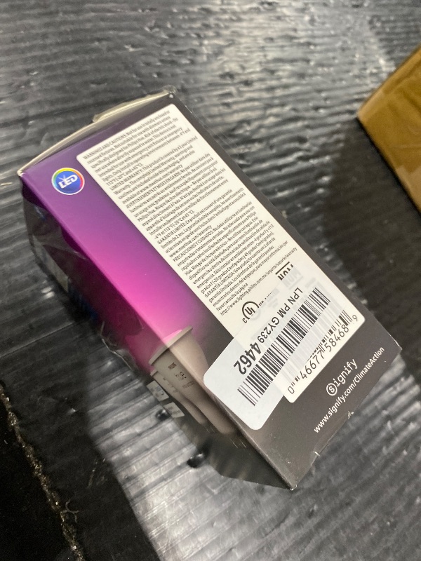 Photo 1 of Philips Hue Smart 60W GU10 LED Bulb - White and Color Ambiance Color-Changing Light - 2 Pack - 450LM - Indoor - Control with Hue App - Works with Alexa, Google Assistant and Apple Homekit, 584680
