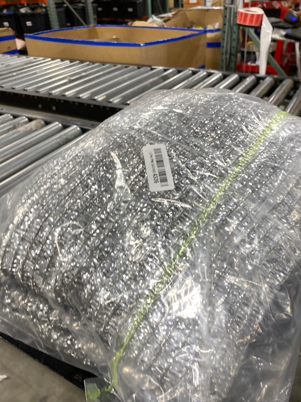 Photo 1 of 70% Aluminum Shade Cloth 10 FT x 10 FT, Durable Mesh Silver Tarps with Grommets and Ball Bungee,Reflective Sun Shade Net Cover for Pet Shade, Car Cover, Patio Garden, Pergola, Plants Growing, Pools