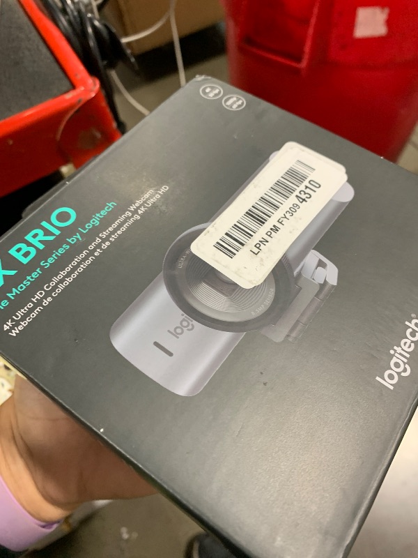 Photo 1 of Logitech MX Brio Ultra HD 4K Webcam for Collaboration and Streaming, 1080p 60 FPS, Show Mode, Works with Microsoft Teams, Zoom, Google Meet, Nintendo Switch 2, Graphite