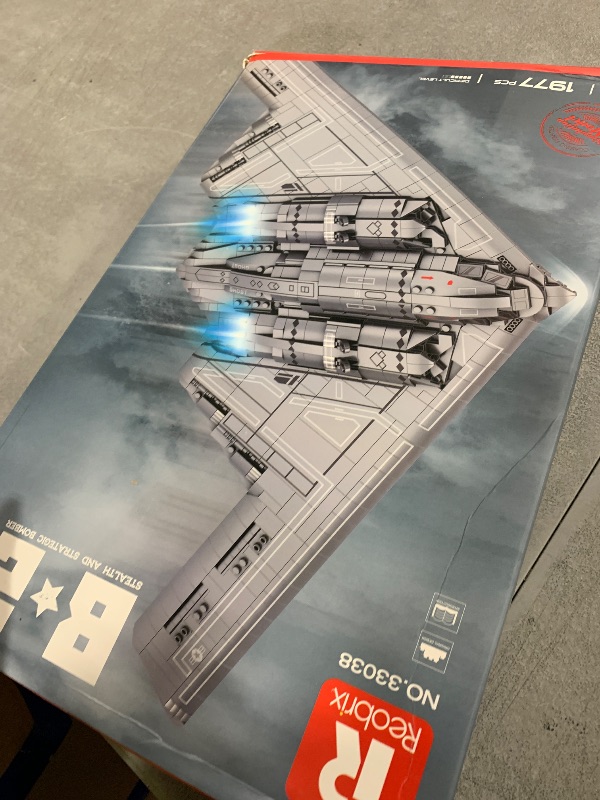 Photo 1 of Reobrix Fighter Jet Building Set 33038, B2 Military Bomber Plane for Adults, Aviation Airplane Cool Jet Model Collection for Boys,Ideal Gifts for Kids 14+, Men and Military Fans