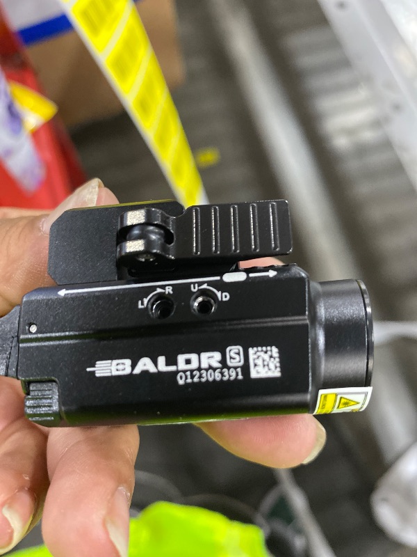 Photo 1 of OLIGHT Baldr S 800 Lumens Compact Rail Mount Weaponlight with Green Beam and White LED Combo, Magnetic USB Rechargeable Tactical Flashlight with 1913 or GL Rail, Battery Included (Black)